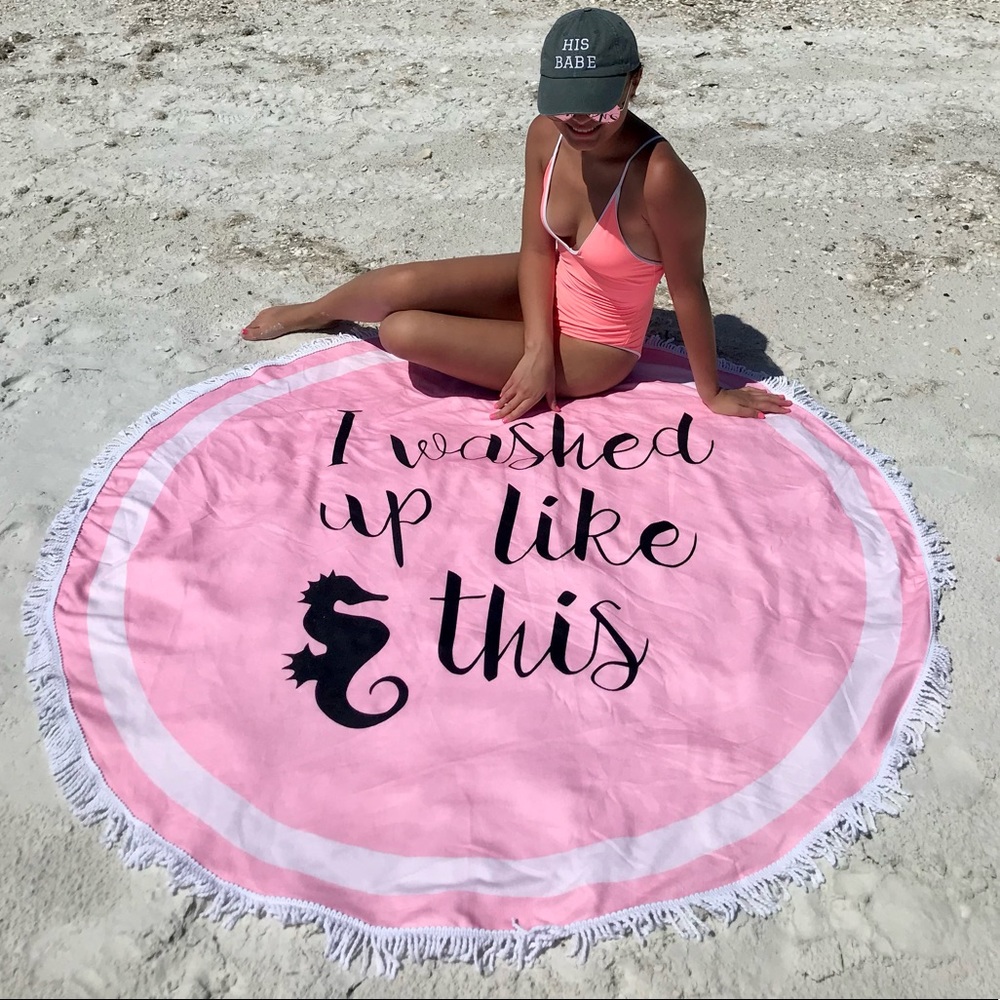 NEW Round Beach Towel